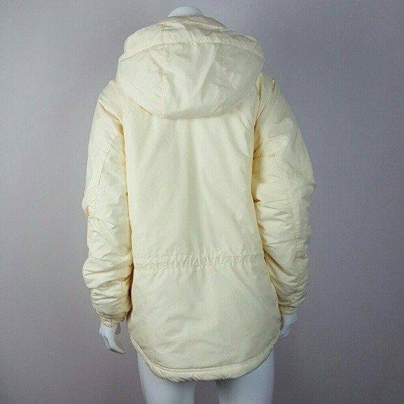NWT Vintage Y2K L.L. Bean Pale Yellow Parka - Picture 4 of 11